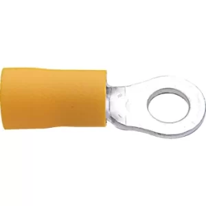 6.00MM Yellow Ring Terminal (Pk-100)