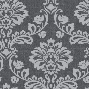 image of Graham and Brown Super Fresco Aurora Wallpaper /Grey