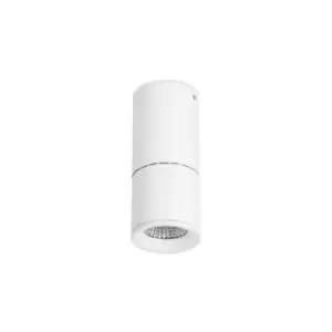 Image of Netlighting Tub Integrated LED 1 Light Round Surface Mounted Downlight Matt Whit