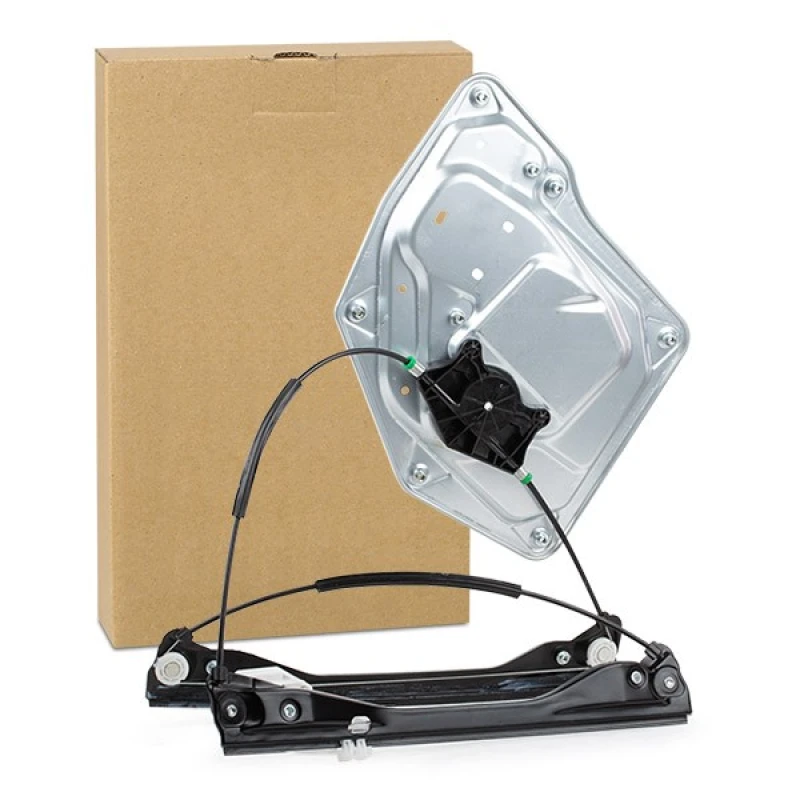 Image of METZGER 2160248 Window regulator Left Front, for left-hand drive vehicles, Operating Mode: Electric, without electric motor, with bolted-on plate Win