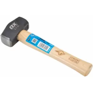 image of Ox Tools - ox Pro Hickory Handle Club Hammer 2.5 lb