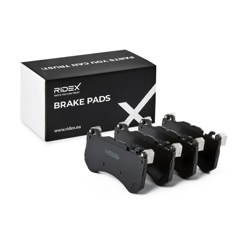 Image of RIDEX 402B1444 Brake pad set prepared for wear warning indicator Brake Pad Set,disc brake (402)