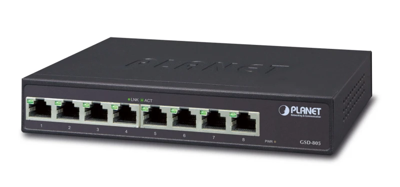 Image of PLANET GSD-805 network switch Unmanaged Gigabit Ethernet (10/100/1000)