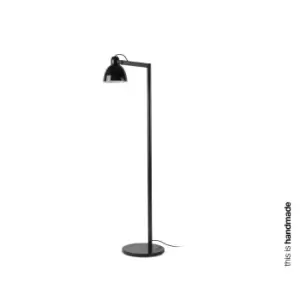 image of Venice Black Floor Task Lamp