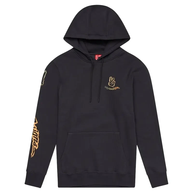 Image of Hooded sweatshirt Troy Lee Designs Peace Out Noir Male 2XL