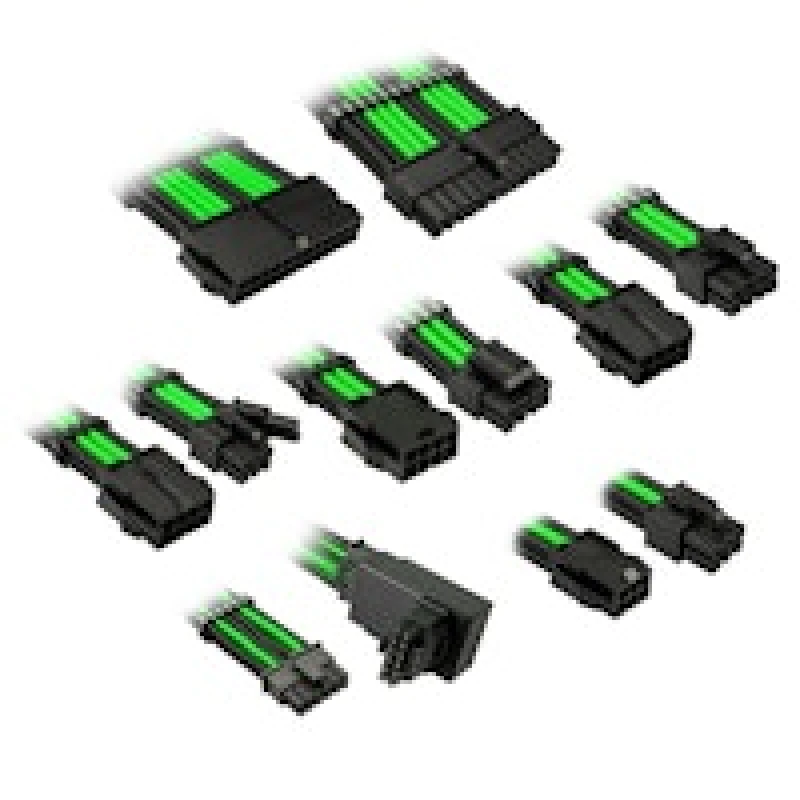 Image of Kolink Core Pro Braided Cable Extension Kit 12V-2x6 Type 1 - Venom Gre
