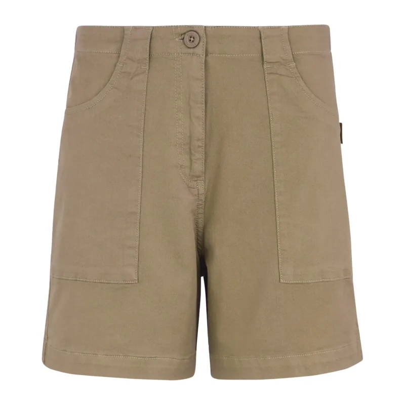 Image of Regatta Womens Liza Casual Shorts in Beige Size: 10 Beige Female 10