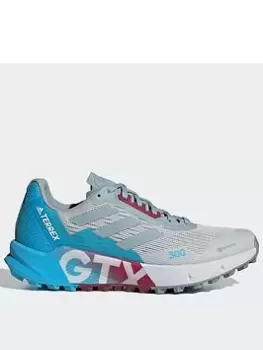 Image of adidas Terrex Agravic Flow 2 Gore-tex Trail Running Shoes, Black, Size 5.5, Women