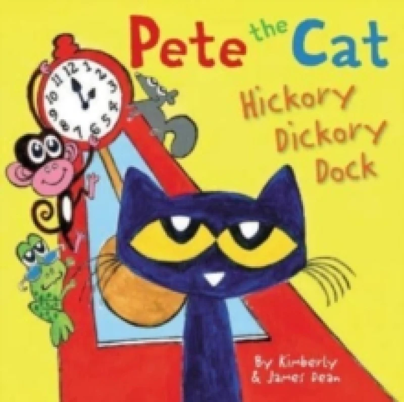 Image of pete the cat hickory dickory dock 9780062974280