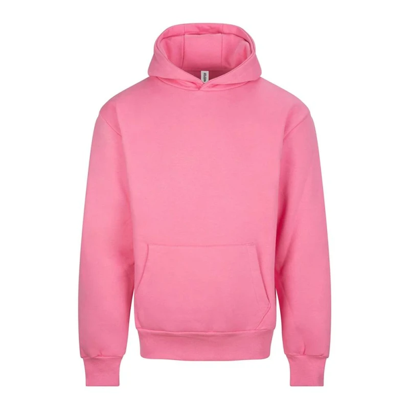 Image of AWDis Mens Signature Heavyweight Hoodie in Pink Size: XS Pink Male XS