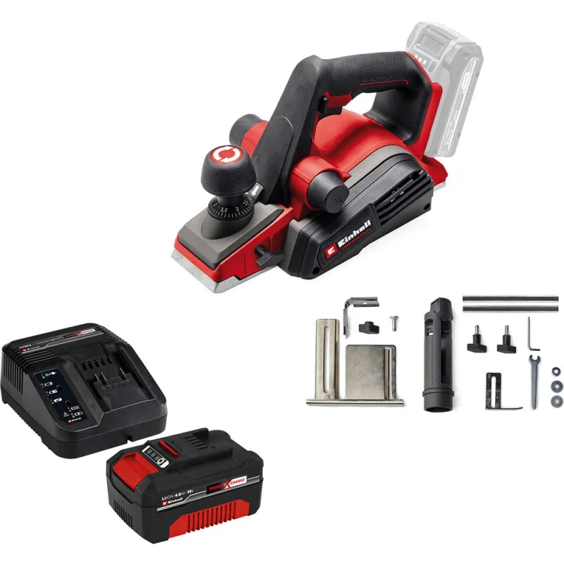 Image of Einhell Professional TP-PL 18/3 Li BL 18v Cordless Brushless Planer TP-PL 18/3 Li BL - Solo Batteries: 1 x 4ah Li-ion