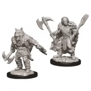 image of D&D Nolzur's Marvelous Unpainted Miniatures (W9) Male Half-Orc Barbarian