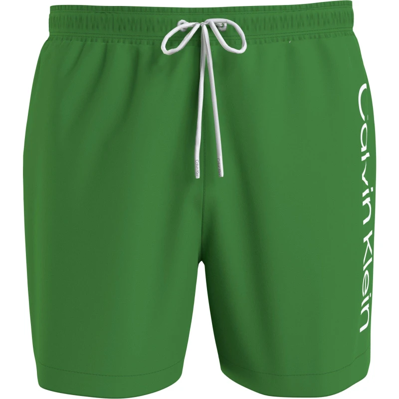 Image of Calvin Klein Large Logo Swim Shorts Green 2025 male XL