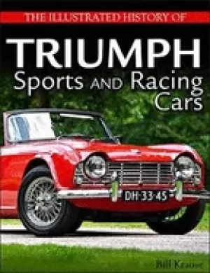 Image of illustrated history of triumph sports and racing cars