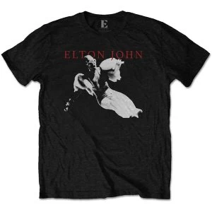 Elton John - Homage 1 Mens Small T-Shirt - Black