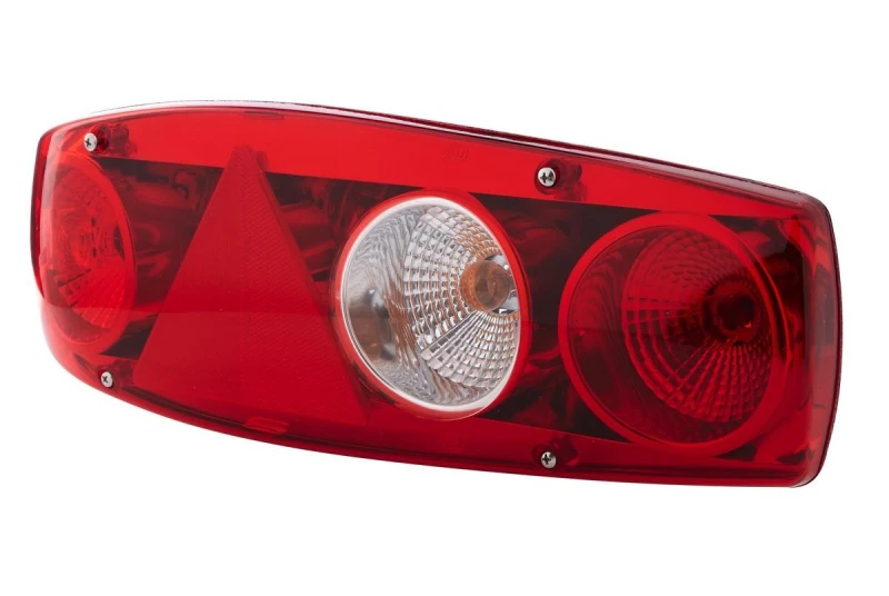 Image of HELLA 2VA 341 419-011 Combination Rearlight Left black/grey with bulbs, for trailer Combination Rearlight (2492)
