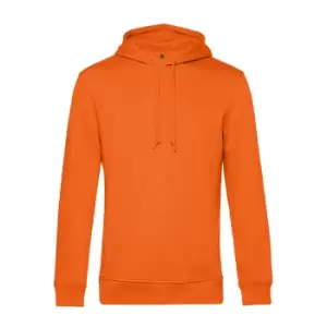 Image of B&C Mens Organic Hooded Sweater (2XL) (Pure Orange)