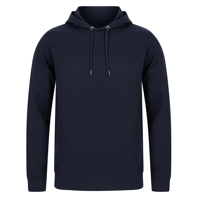 Image of Henbury Mens Plain Hoodie in Navy Size: XS Navy Male XS