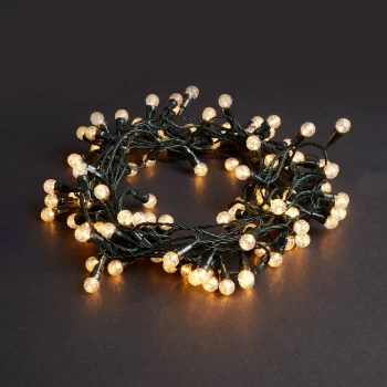 Image of Robert Dyas 100 Low Voltage LED Crackle Berry Lights - Warm White