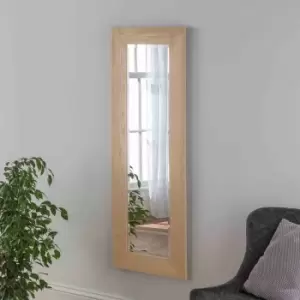Image of Yearn Mirrors Yearn Oak Framed Mirror Bevelled 132X48Cm