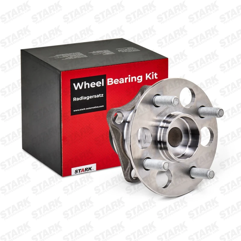 Image of STARK SKWB-0180312 Wheel bearing kit Rear Axle, Wheel Bearing integrated into wheel hub Wheel Bearing Kit (654)