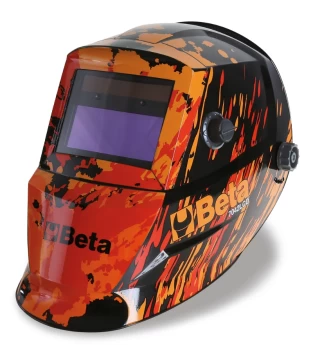 image of Beta Tools 7042LCD Auto-Darkening LCD Welding Helmet Mask 070420001