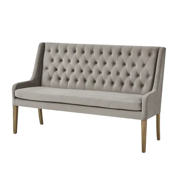 Image of Hill Henley Luxury Large Button Pressed Dining Bench HI-22141