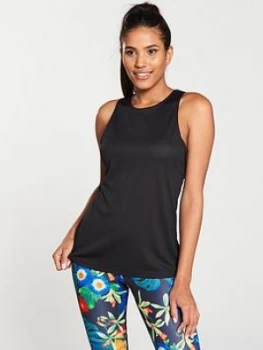 image of Nike Training Back Twist Tank Black Size XS Women