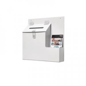 image of Deflecto BallotSuggestion Box White