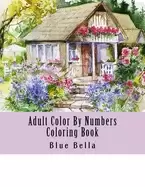 Image of adult color by numbers coloring book easy large print mega jumbo coloring b