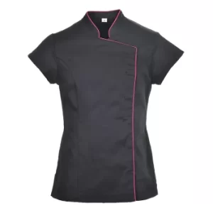 image of Portwest Ladies Wrap Work Tunic Black M