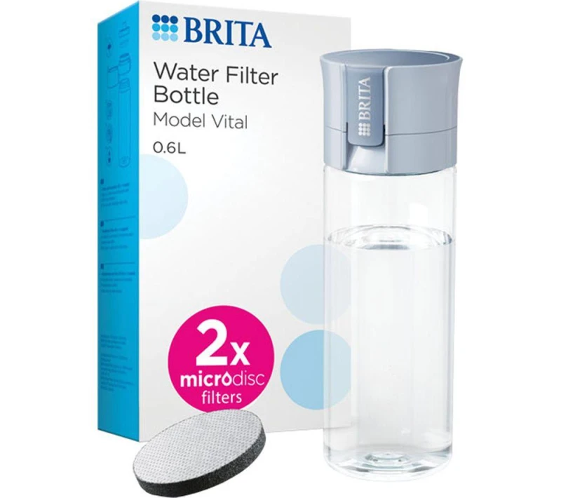 Image of BRITA Model Vital Water Filter Bottle - Light Blue 4006387128371