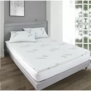 Image of Bamboo Memory Foam Mattress Topper - 2" King
