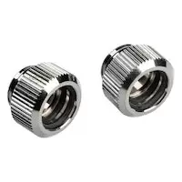 Image of Bitspower Touchaqua 12mm Hard Tubing Fittings - Silver (2 PCS )