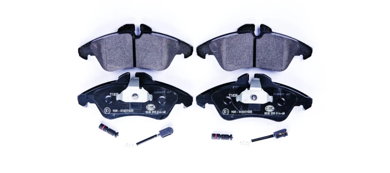 Image of HELLA Brake pad set HELLA 8DB 355 014-481