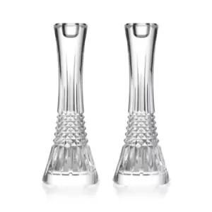 Image of Waterford LSMRDM Candlestick 25cm 10" S/2 - Clear