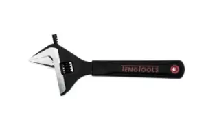 Image of Teng Tools 4004WT 10" Adjustable Wrench - Wide Jaw - 15° Jaw (50mm Cap)