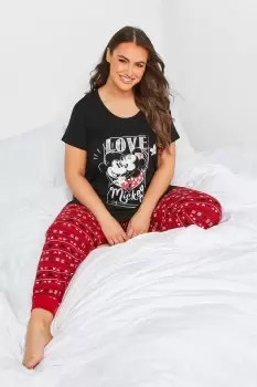 image of 'Love Mickey' Pyjama Set