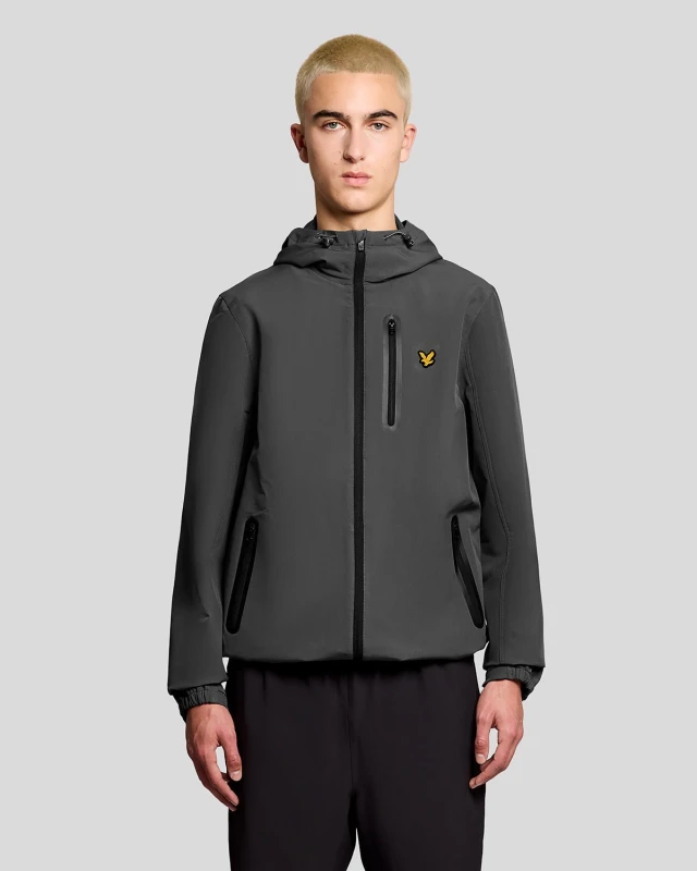 Image of Lyle & Scott Mens Sports Hooded Jacket in Grey