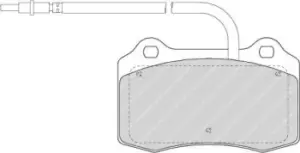 Image of Ferodo FDB1379 Brake Pad Set Front Axle Premier Car