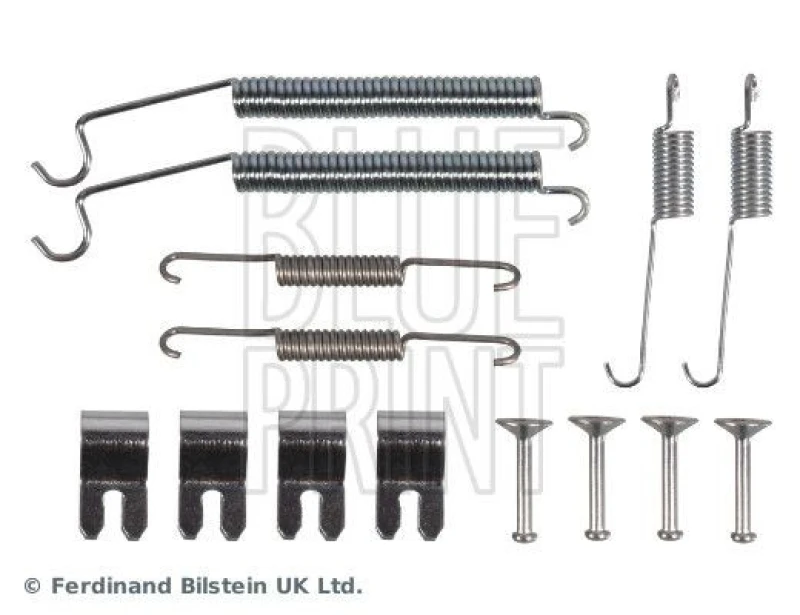 Image of Blue PRINT Brake shoe fitting kit Blue PRINT ADBP410067