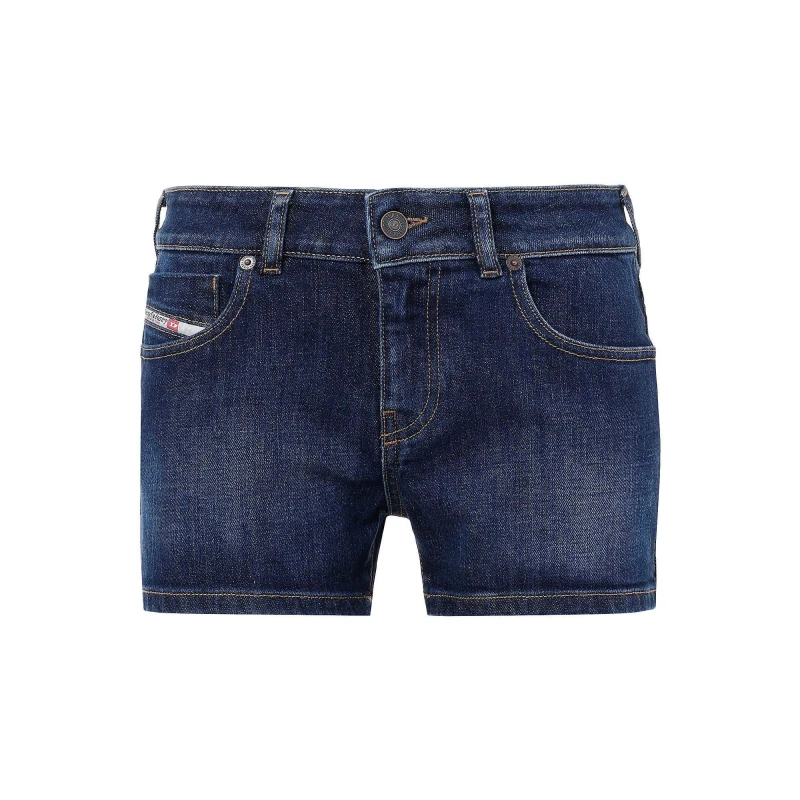 Image of Diesel De-Lyla Short Shorts Blue female 23 inch