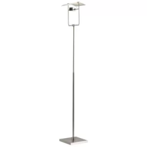 image of Washignton Uplighter Floor Lamp Satin Nickel