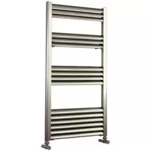 image of Accuro Korle Champagne 456W Electric Silver Towel Warmer (H)1000mm (W)500mm