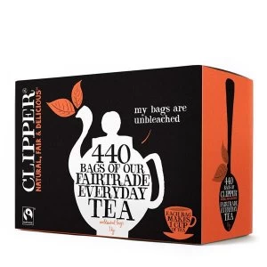 Image of Clipper Fairtrade Tea Bags 1 x Box of 440 Tea Bags Ref A06816
