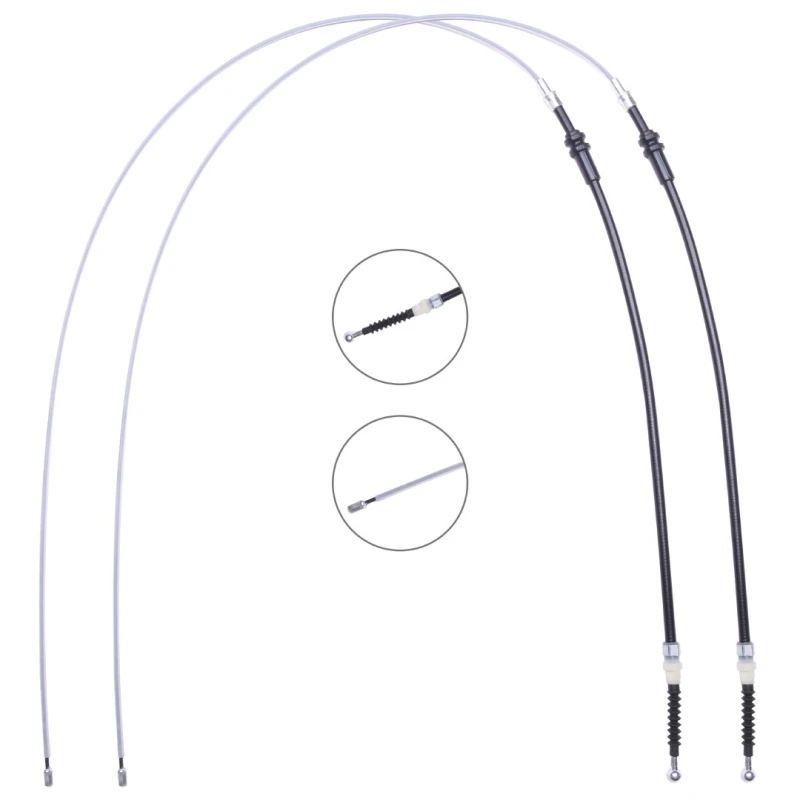 Image of RIDEX 124C1185 Brake Cable Right Rear, 1713mm Cable,parking brake (124)