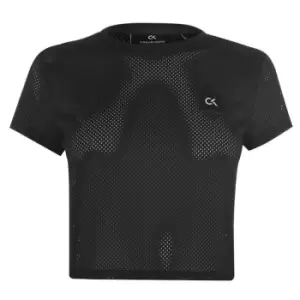 Image of Calvin Klein Performance Mesh T Shirt - Black