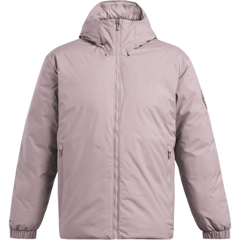 Image of Under Armour Mens Lightweight Down Water-Resistant Puffer Jacket Grey male S