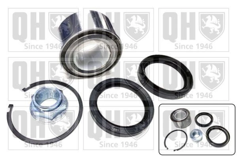 Image of QUINTON HAZELL Wheel bearing kit QUINTON HAZELL QWB943