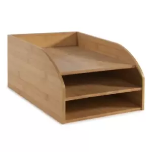 Image of Bamboo Letter Tray 3-Tier M&W